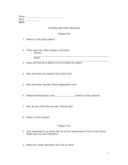 Touching Spirit Bear Questions Chapter One Chapter Two