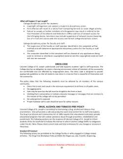 dress code drug, alcohol and tobacco-free policy