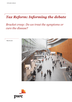 Tax Reform: Informing the debate