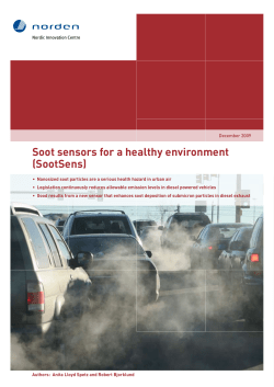 Soot sensors for a healthy environment (SootSens)