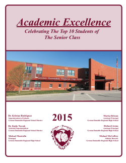 Celebrating The Top 10 Students of The Senior Class