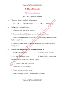 P-Block Elements - Sakshieducation.com