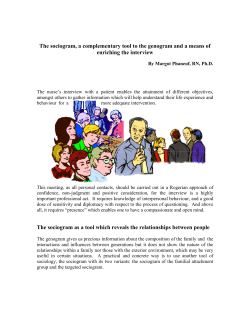 The sociogram, a complementary tool to the
