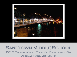 2 Day PPT SAVANNAH ppt 2015 final