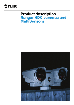 Product description Ranger HDC cameras and MultiSensors