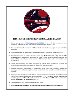 2017 carnival packet - All Saints Episcopal School