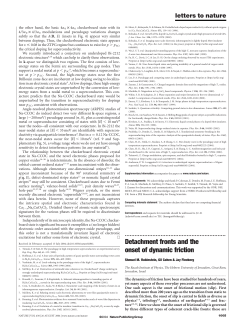 Detachment fronts and the onset of dynamic friction