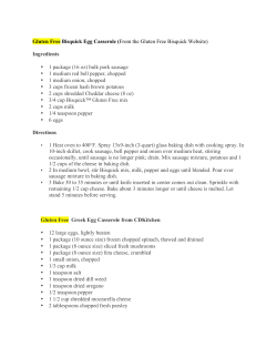 Gluten Free Bisquick Egg Casserole