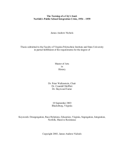 The Turning of a City`s Soul