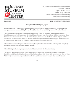 Dewey Beard Exhibit Opens