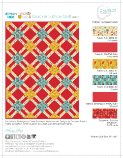 Cut (8) - Camelot Fabrics