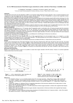 In-vivo MRI measurement of fetal blood oxygen saturation in