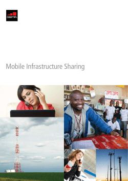 Mobile Infrastructure Sharing