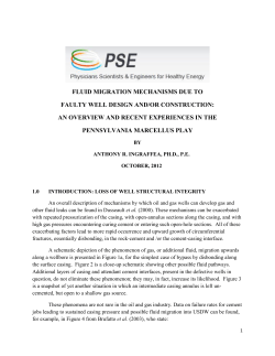 fluid migration mechanisms due to faulty well design and/or