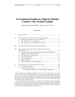 Is Secularism Possible in a Majority-Muslim Country?