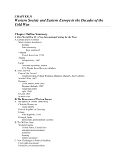CHAPTER 31 Notes and Vocab