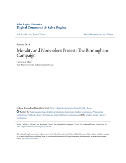 Morality and Nonviolent Protest: The Birmingham Campaign