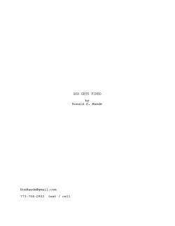 God Gets Fired - SimplyScripts