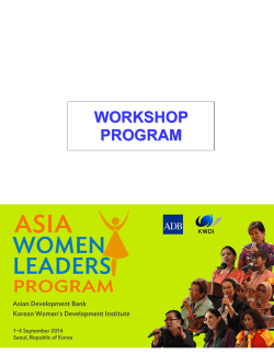 Agenda - Asian Development Bank