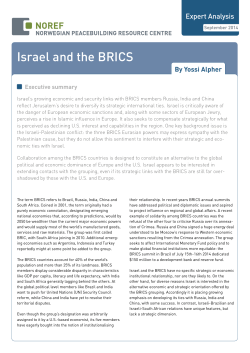 Israel and the BRICS
