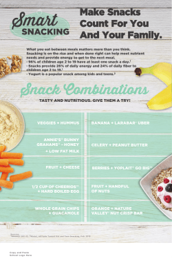 Snack Combinations - General Mills Foodservice