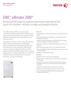 GBC&reg; eBinder 200