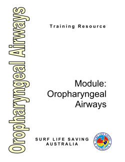 Oropharyngeal Airways - Surf Life Saving Illawarra