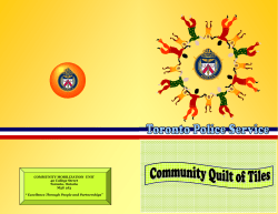 tile booklet.pub - Toronto Police Service