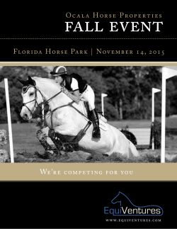 Florida Horse Park | November 14, 2015 We`re