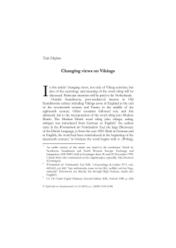 Changing views on Vikings