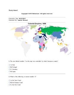 Colonial Empires, 1898