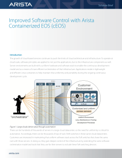 cEOS Solution Brief