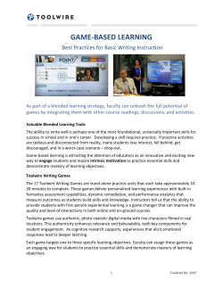 game-based learning