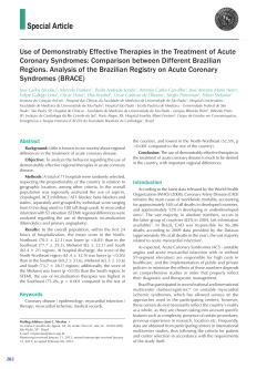 Special Article - Arquivos Brasileiros de Cardiologia