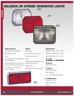 Perimeter Lights as shown in our Catalog