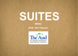 MENU 2016 / 2017 Season