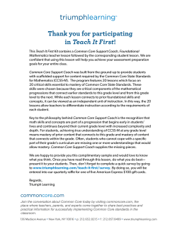 Adding and Subtracting Fractions