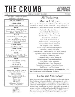the crumb - Middlebury College