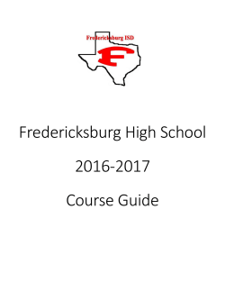 course guide content
