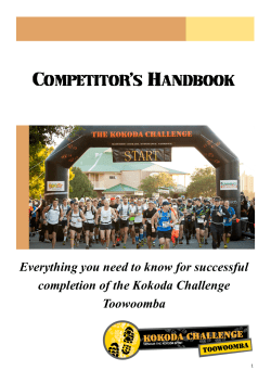 Everything you need to know for successful completion of the