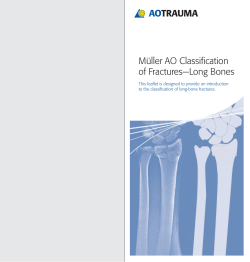 M&uuml;ller AO Classification of Fractures&mdash;Long Bones