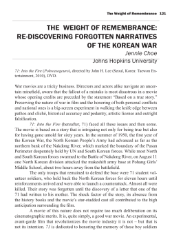 THE WEIGHT OF REMEMBRANCE: RE