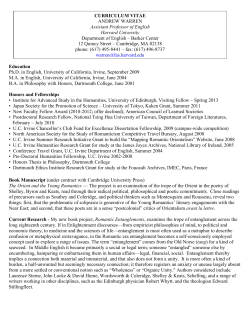 Curriculum Vitae - Harvard University