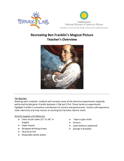 NMAH Ben Franklin`s Magical Picture