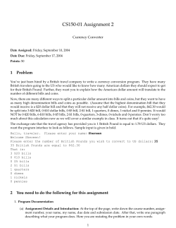 CS150-01 Assignment 2