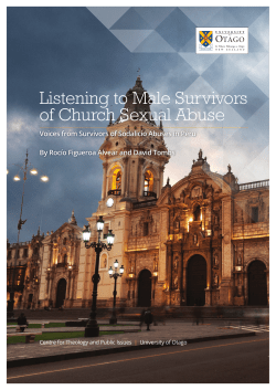 Listening to Male Survivors of Church Sexual Abuse