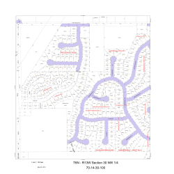 T6N - R13W Section 30 NW 1/4 70-14-30-100