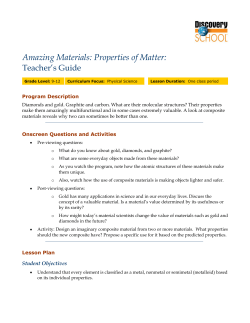 A mazing Materials: Properties of Matter