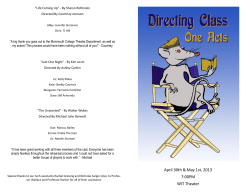 Playbill (pdf.) - Monmouth College