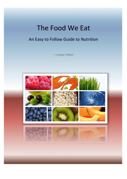 The Food We Eat